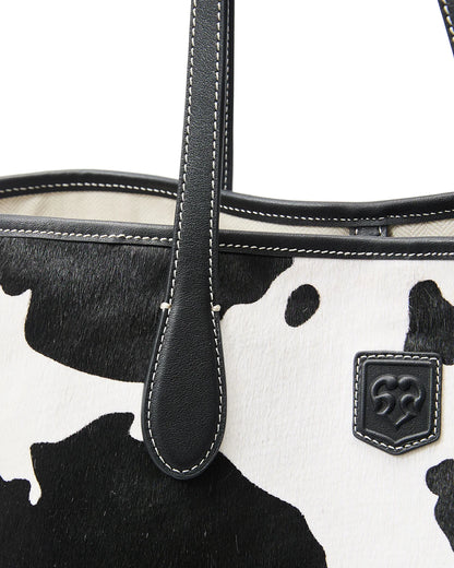Beersister Cow Print Foldable Tote Bag