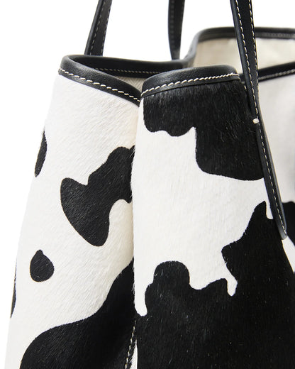 Beersister Cow Print Foldable Tote Bag