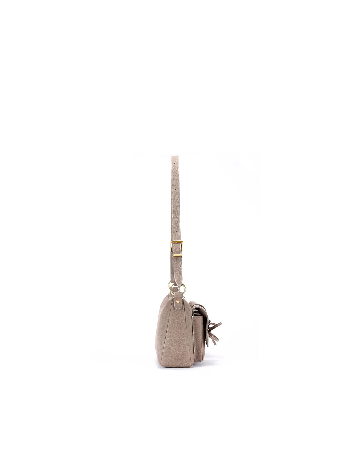 Beersister Suede Leather Bow Underarm Bag