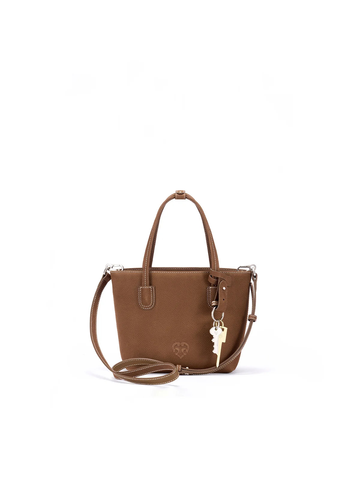 Beersister Small Suede Leather Tote Bag