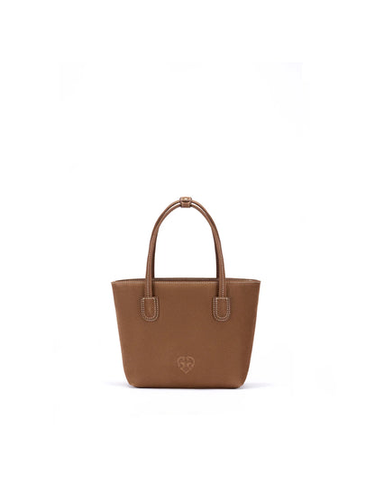 Beersister Small Suede Leather Tote Bag