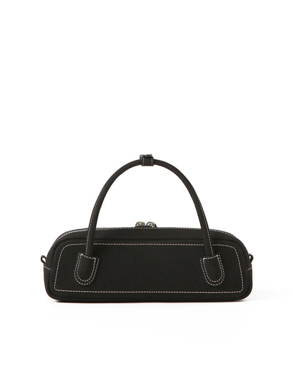 Beersister Suede Leather Mini Baguette Bag