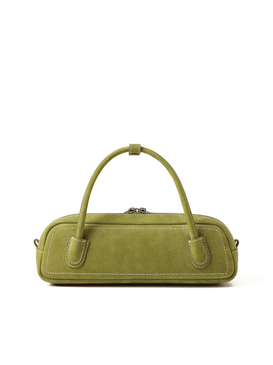 Beersister Suede Leather Mini Baguette Bag