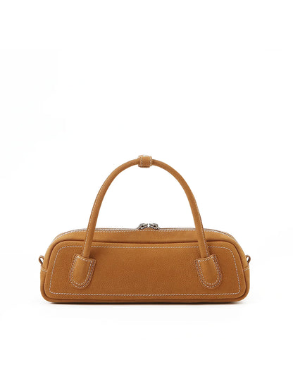 Beersister Suede Leather Mini Baguette Bag