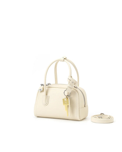 Beersister Top-grain Cowhide Mini Boston Bag