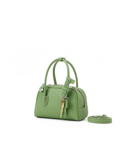 Beersister Top-grain Cowhide Mini Boston Bag