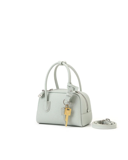 Beersister Top-grain Cowhide Mini Boston Bag