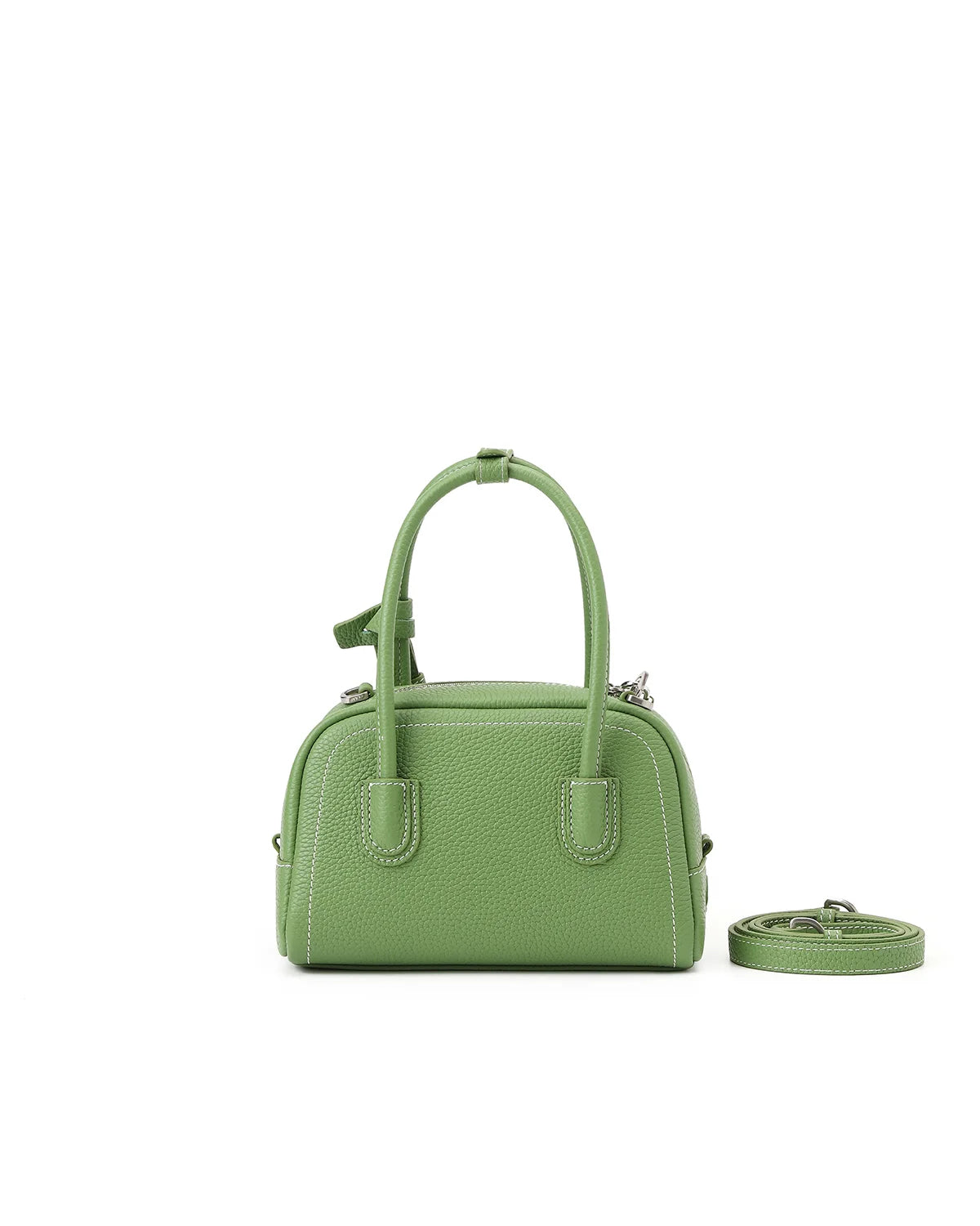 Beersister Top-grain Cowhide Mini Boston Bag