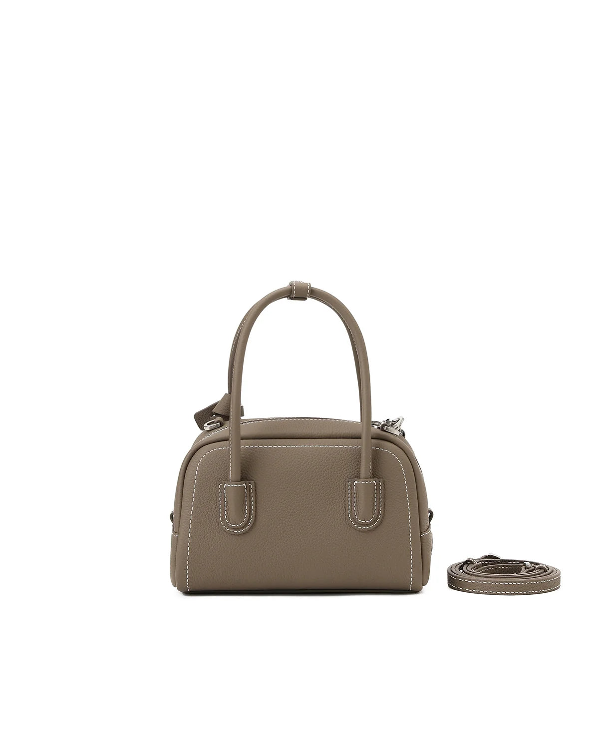 Beersister Top-grain Cowhide Mini Boston Bag