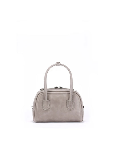 Beersister Waxed Cowhide Mini Boston Bag