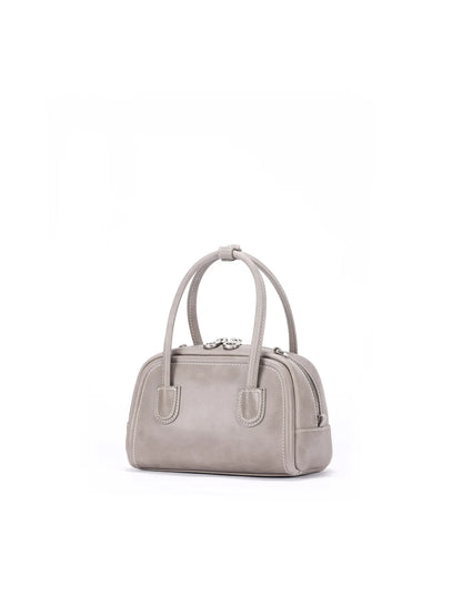 Beersister Waxed Cowhide Mini Boston Bag