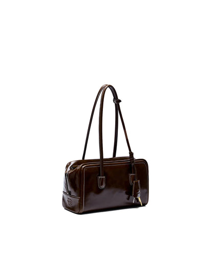Beersister Vintage Waxed Leather Briefcase