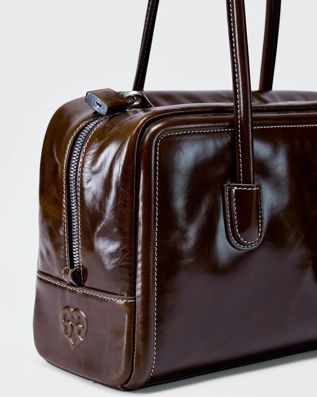 Beersister Vintage Waxed Leather Briefcase