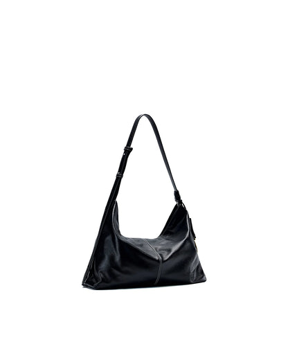 Beersister Thin-Strap Waxed Leather HOBO Bag