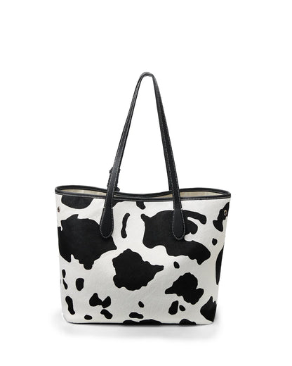 Beersister Cow Print Foldable Tote Bag