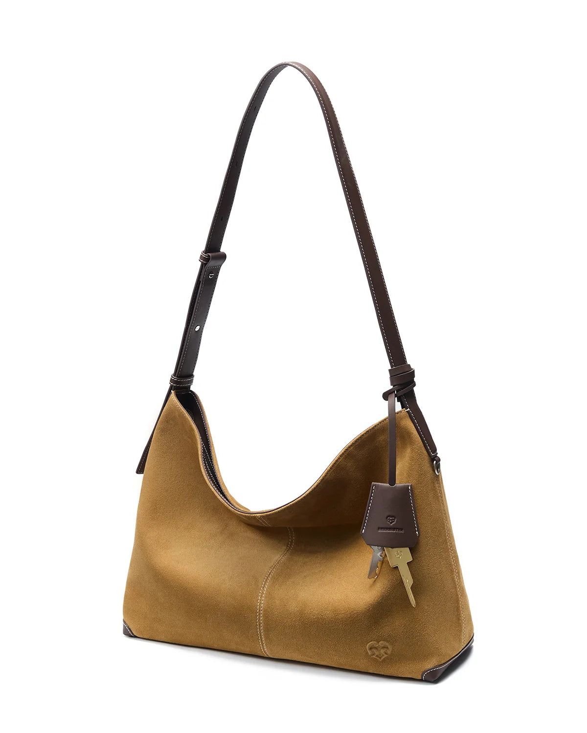 Beersister Suede Cowhide Hobo Bag