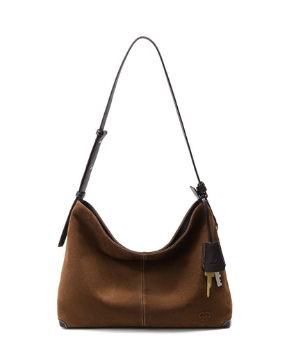 Beersister Suede Cowhide Hobo Bag