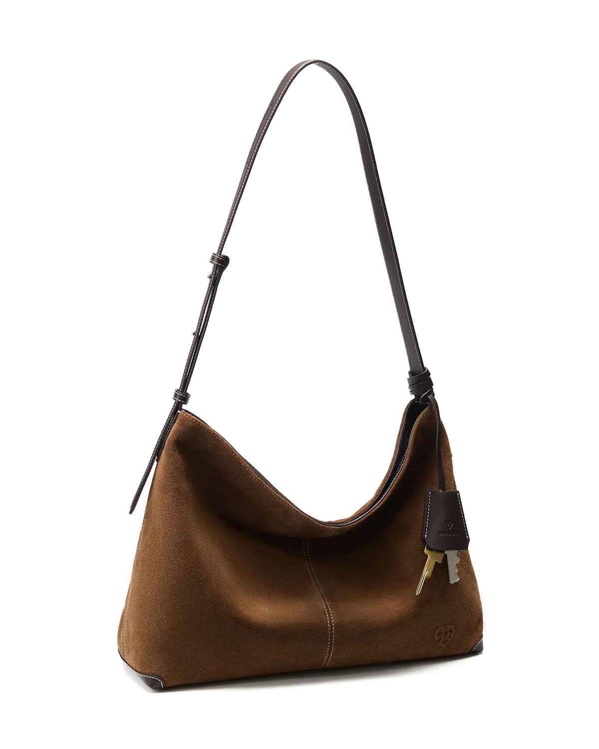 Beersister Suede Cowhide Hobo Bag