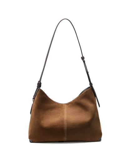 Beersister Suede Cowhide Hobo Bag