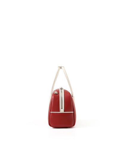 Beersister Two-Tone Sheepskin Boston Bag