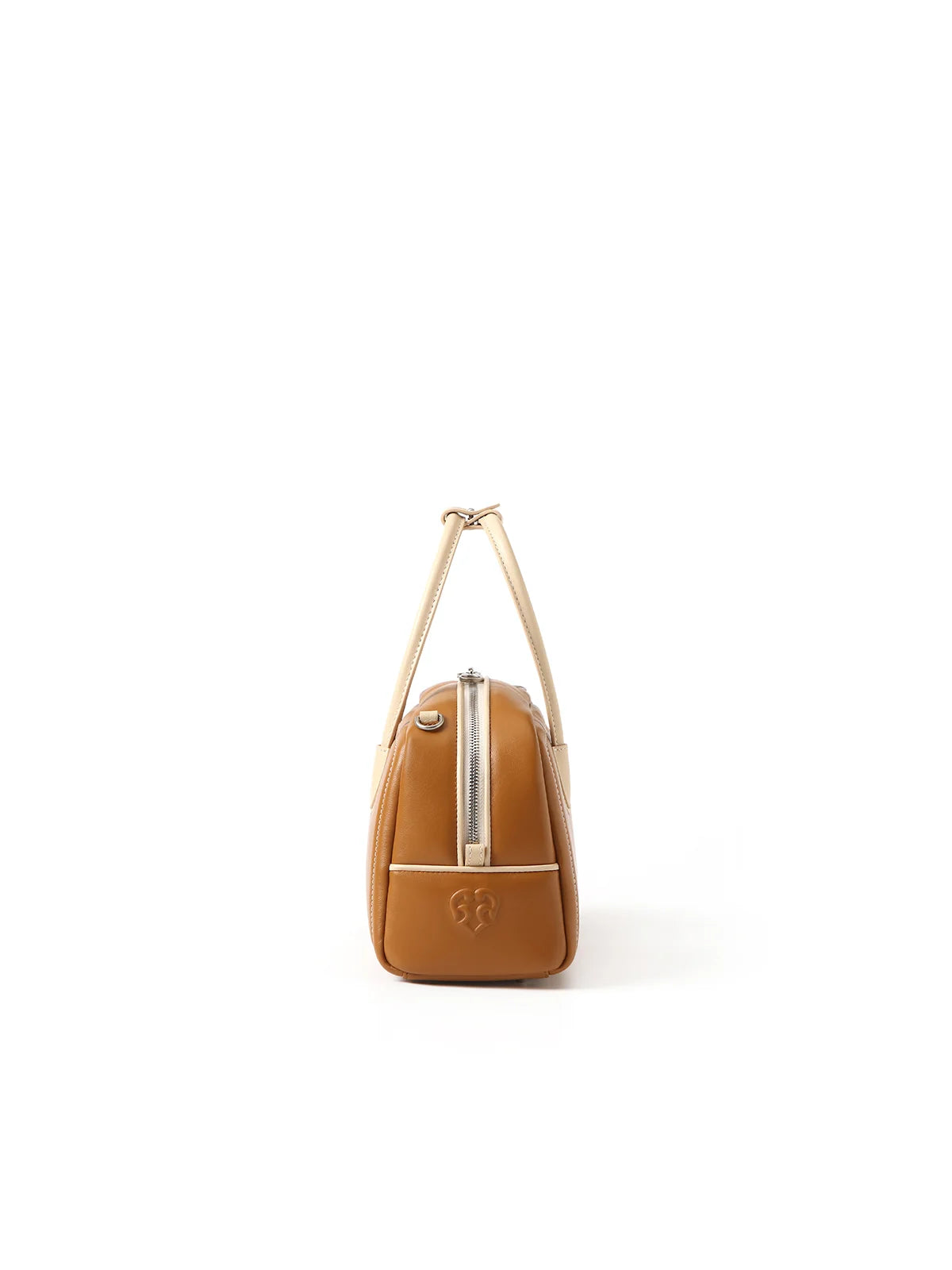 Beersister Two-Tone Sheepskin Boston Bag