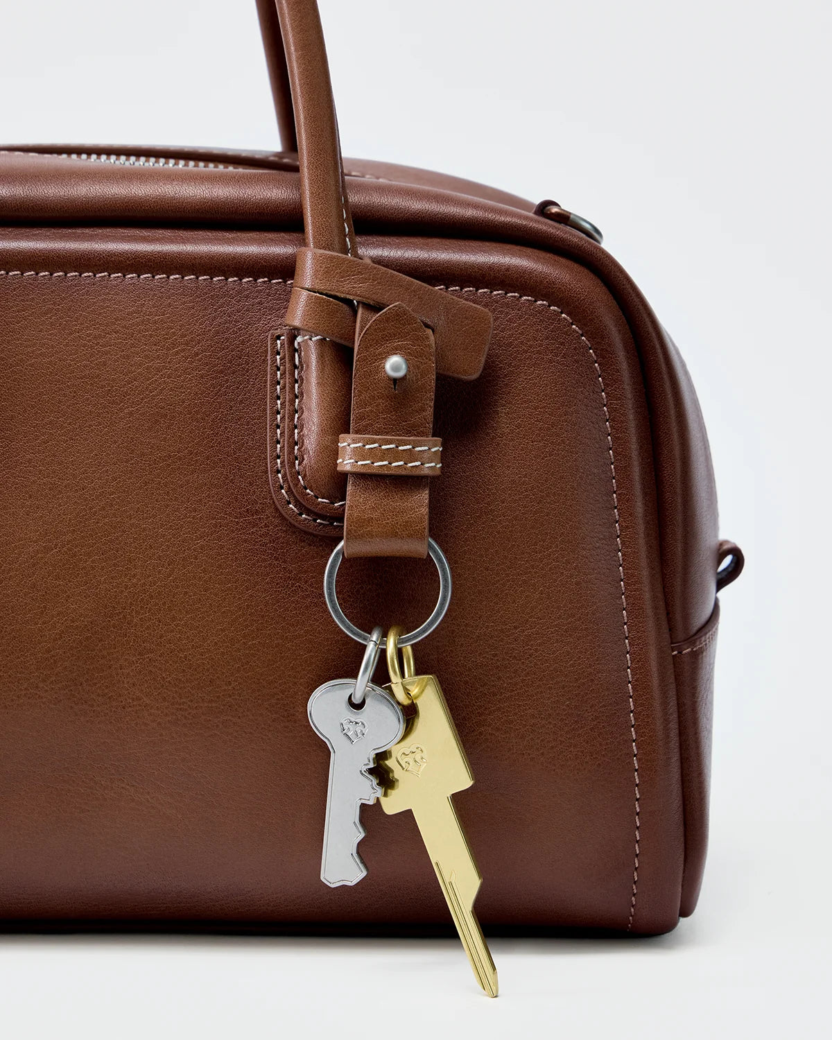 Beersister Top-Grain Waxed Calfskin Boston Bag