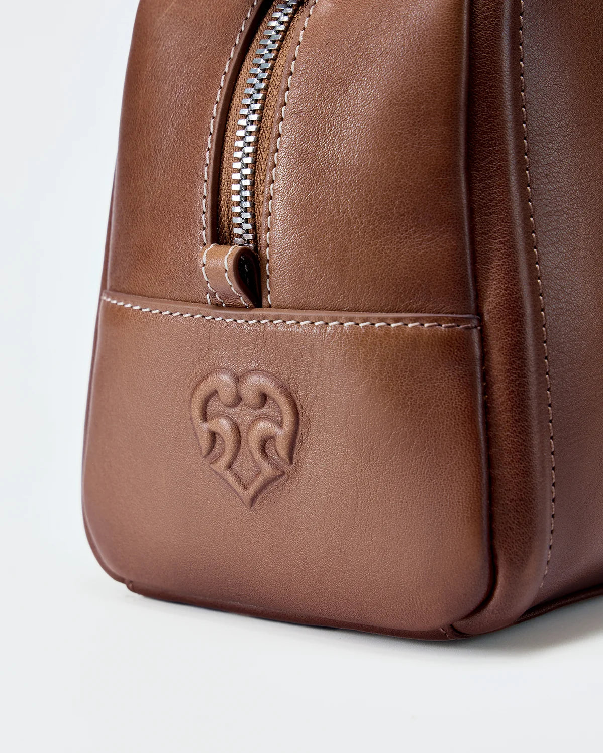 Beersister Top-Grain Waxed Calfskin Boston Bag