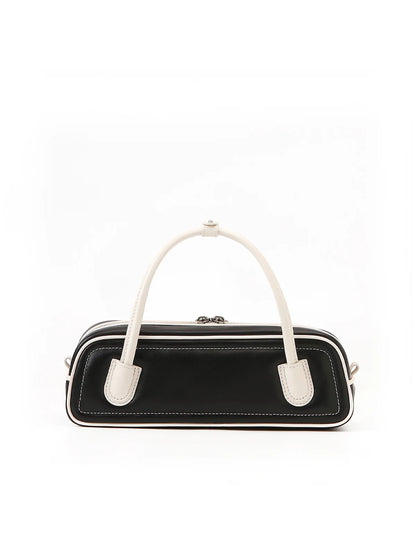 Beersister Two-Tone Lambskin Mini Baguette Bag