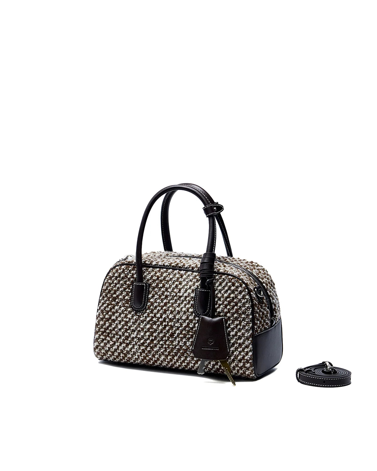 Beersister Vintage Wool Boston Bag