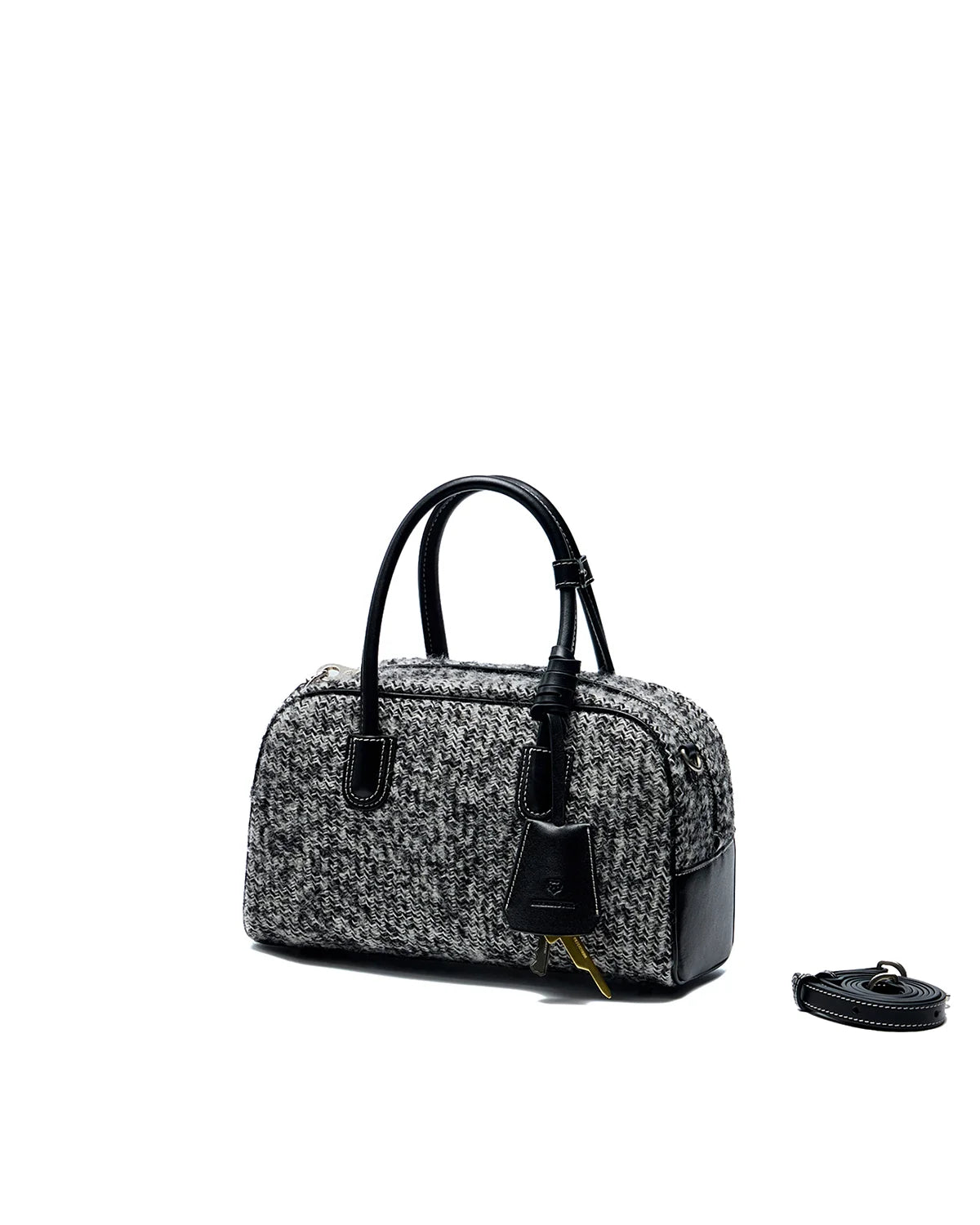 Beersister Vintage Wool Boston Bag