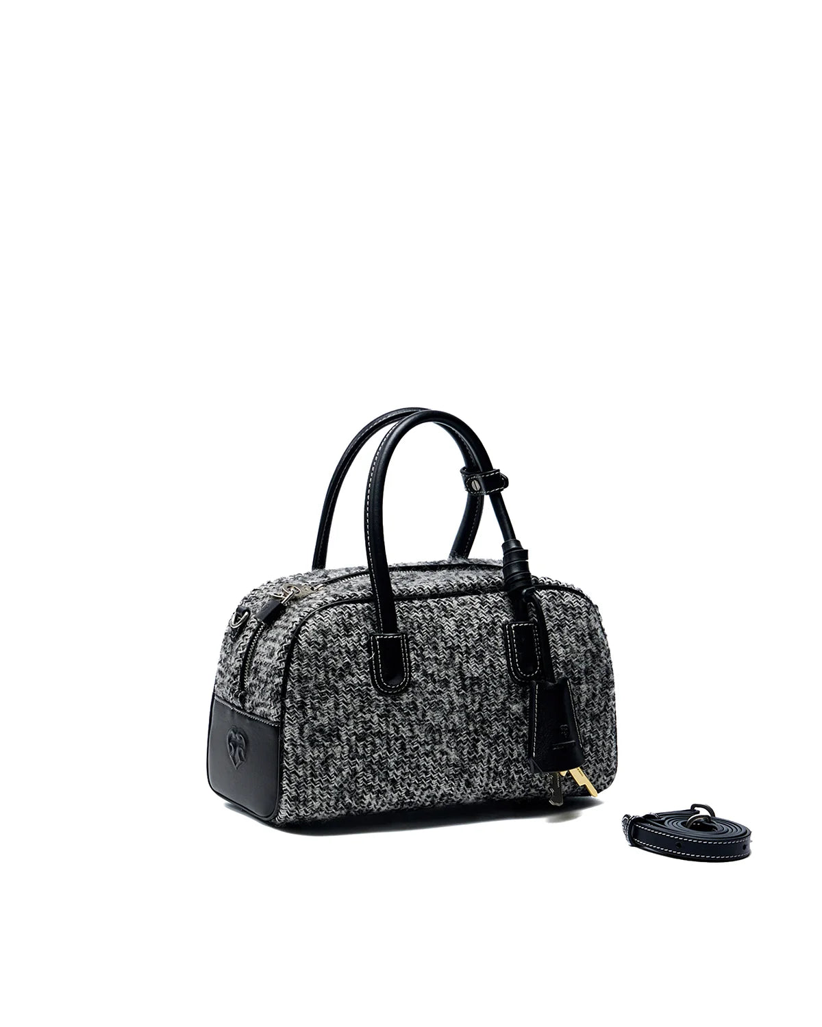 Beersister Vintage Wool Boston Bag