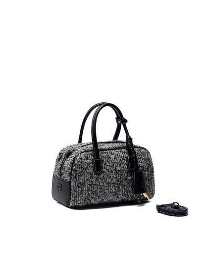 Beersister Vintage Wool Boston Bag