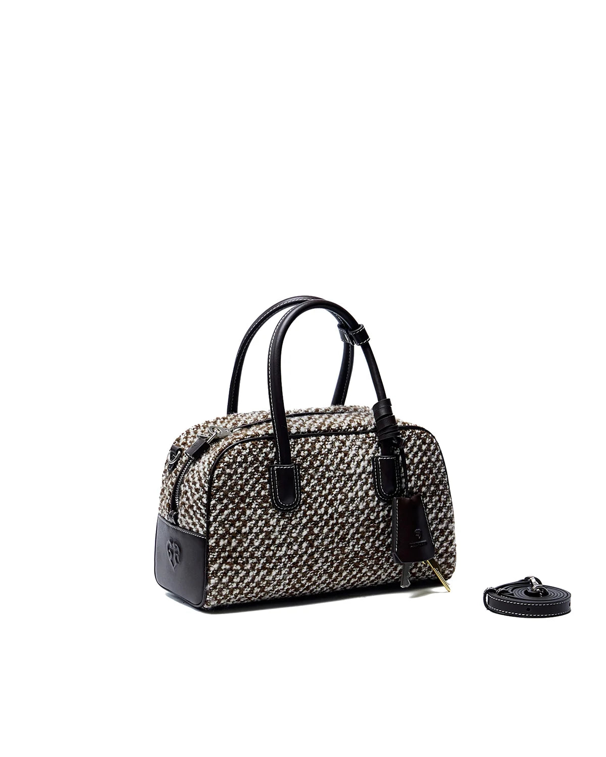 Beersister Vintage Wool Boston Bag