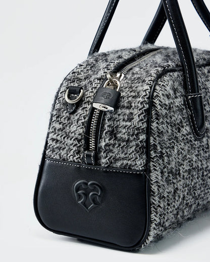 Beersister Vintage Wool Boston Bag