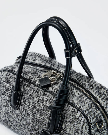 Beersister Vintage Wool Boston Bag