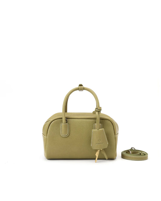 Beersister Vegetable-tanned Goatskin Boston Bag