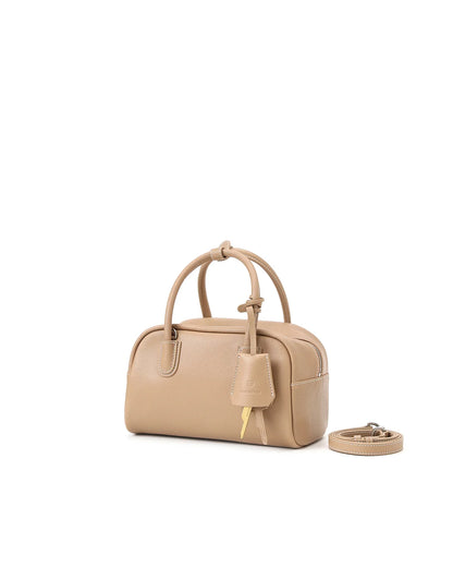 Beersister Vegetable-tanned Goatskin Boston Bag