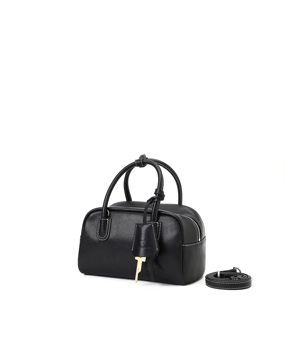 Beersister Vegetable-tanned Goatskin Boston Bag