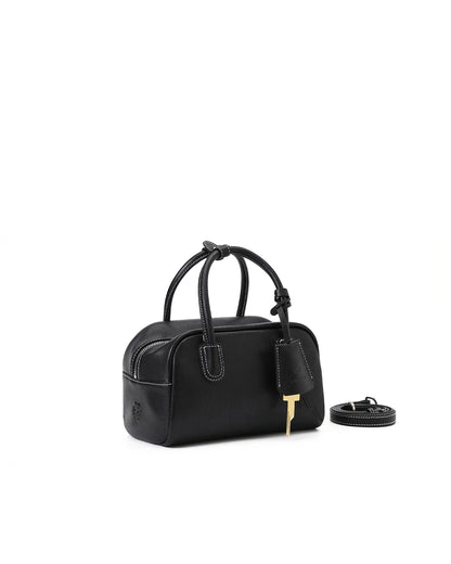 Beersister Vegetable-tanned Goatskin Boston Bag