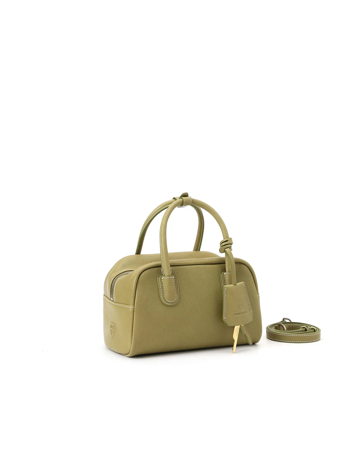 Beersister Vegetable-tanned Goatskin Boston Bag