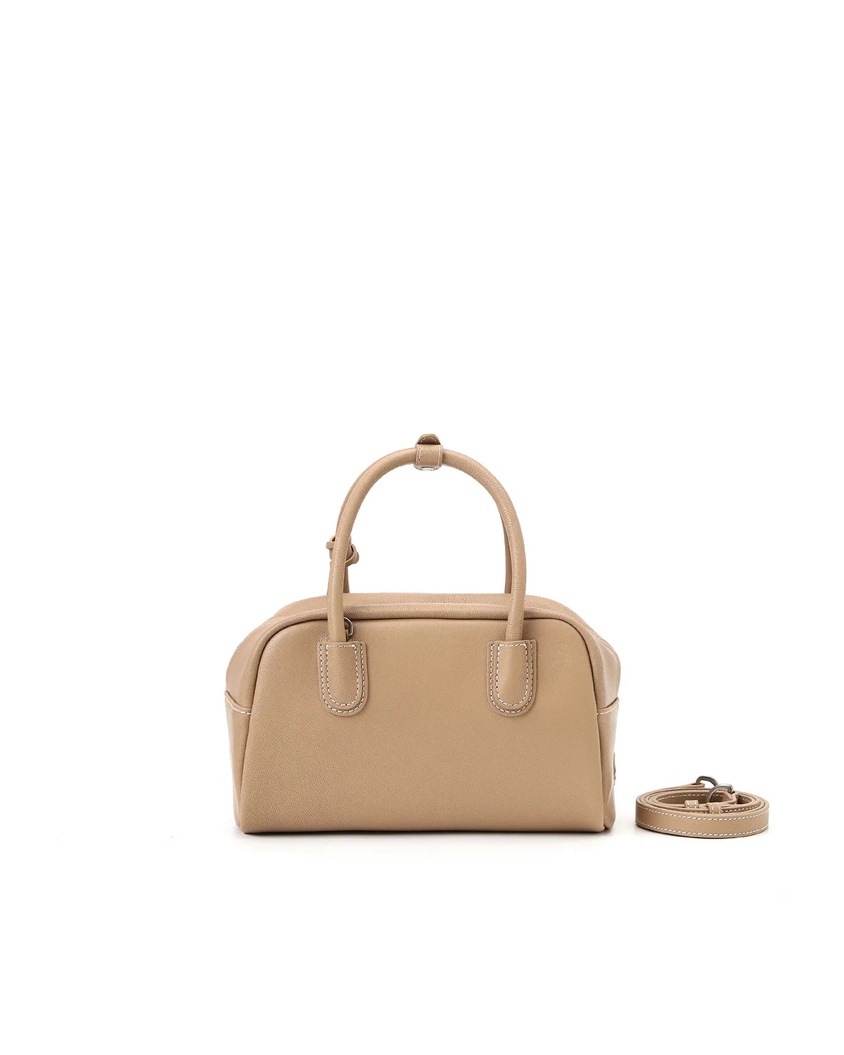 Beersister Vegetable-tanned Goatskin Boston Bag