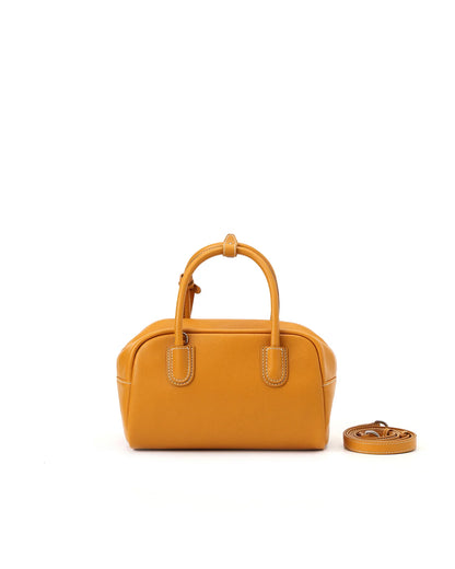 Beersister Vegetable-tanned Goatskin Boston Bag