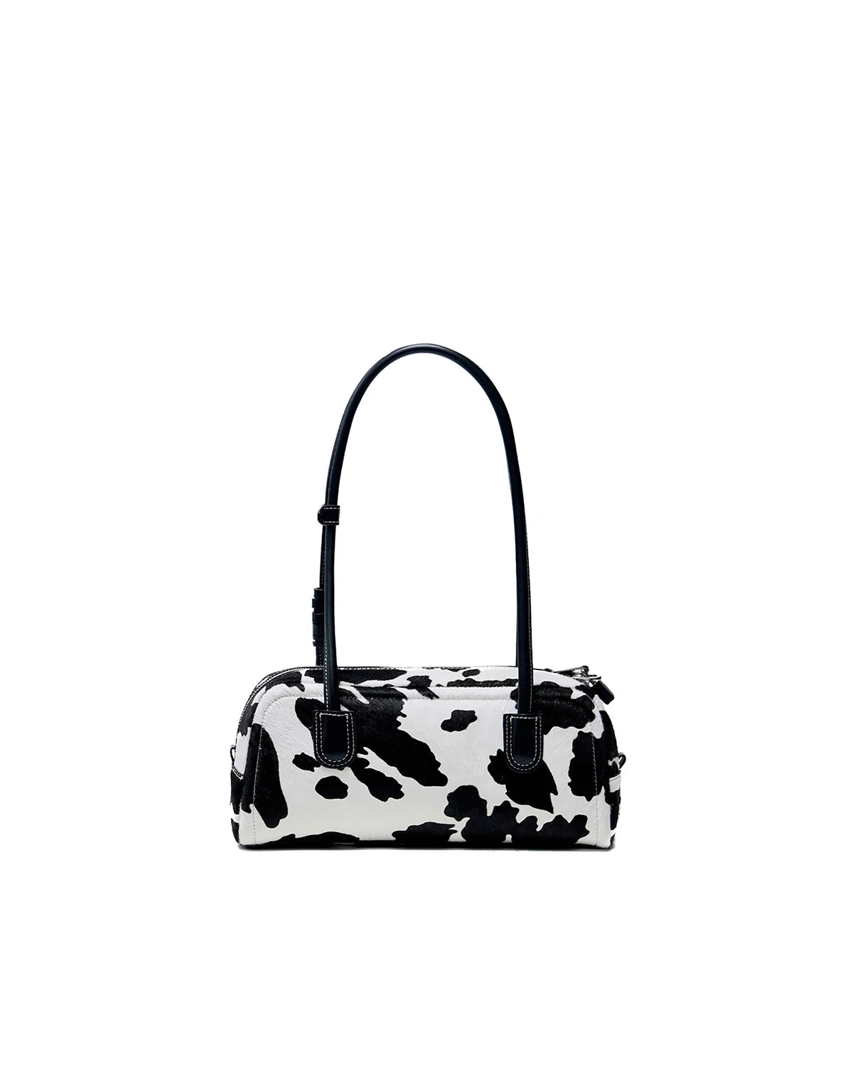 Beersister Cow Print Horsehair-Calfskin Rectangle Bag