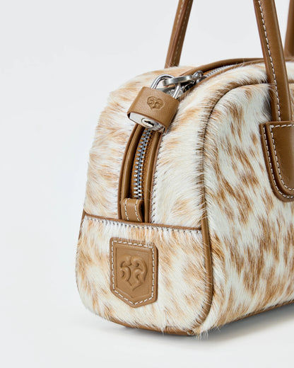 Beersister Spotted Cowhide Rectangle Boston