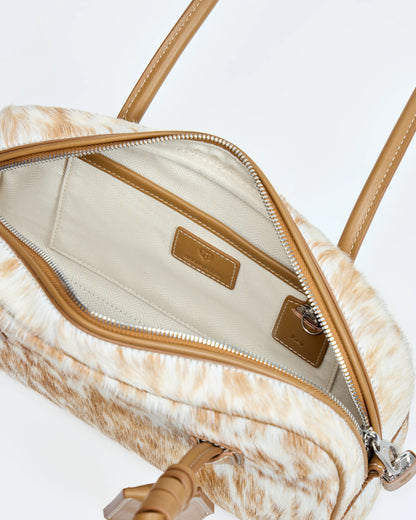 Beersister Spotted Cowhide Rectangle Boston