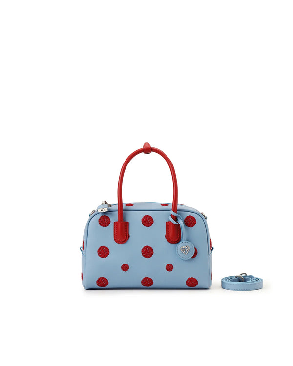 Beersister Embroidered Polka Dot Boston Bag