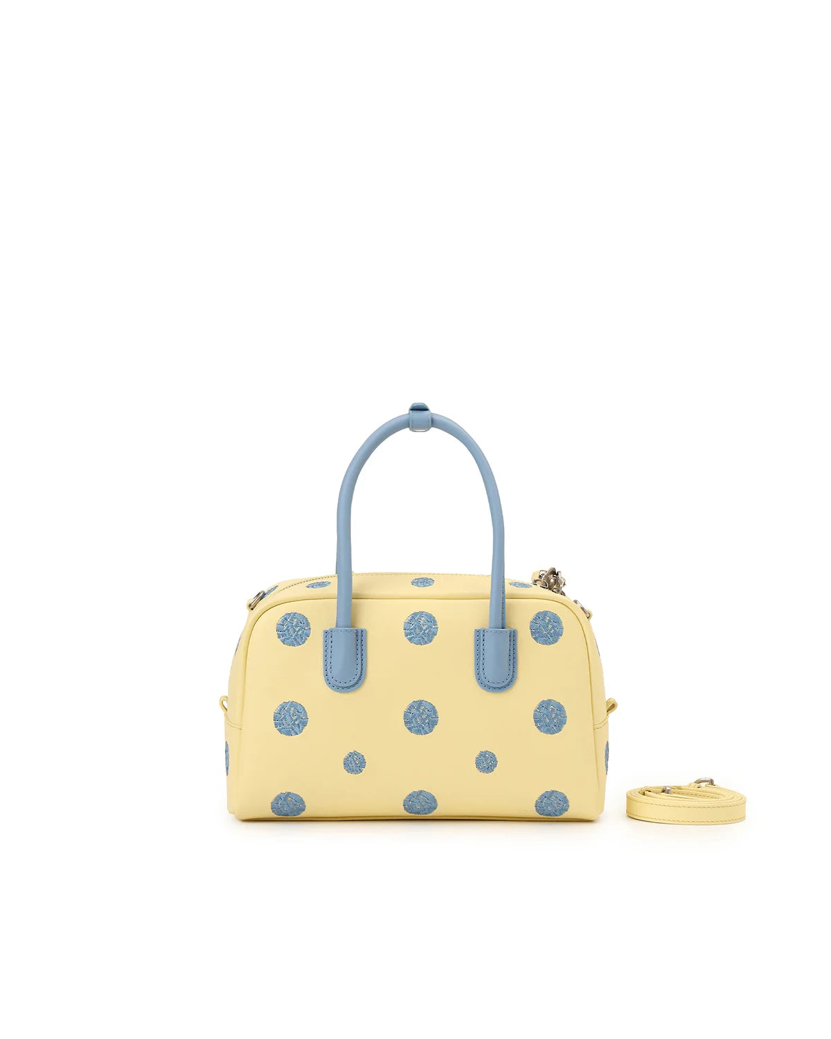 Beersister Embroidered Polka Dot Boston Bag