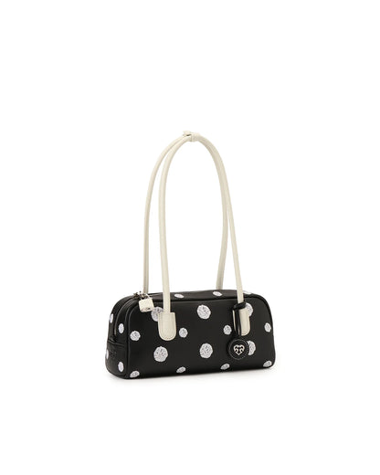 Beersister Embroidered Polka Dot Rectangular Bag