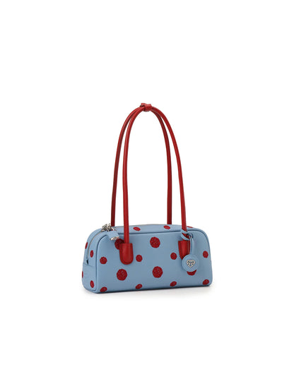 Beersister Embroidered Polka Dot Rectangular Bag