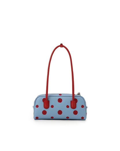 Beersister Embroidered Polka Dot Rectangular Bag